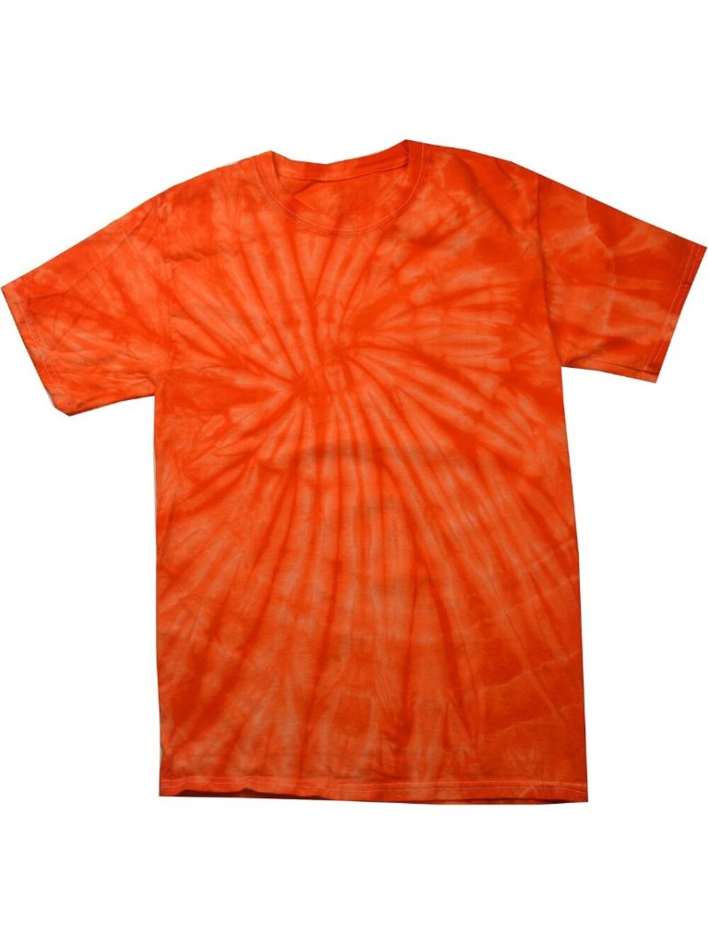 Unisex Short Sleeve Tie-Dye T-Shirts for Men & Women - Colorful Spider Design
